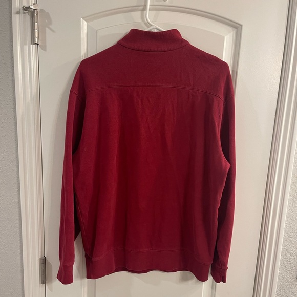 Rountree and York Quarter Zip- red - Picture 2 of 3